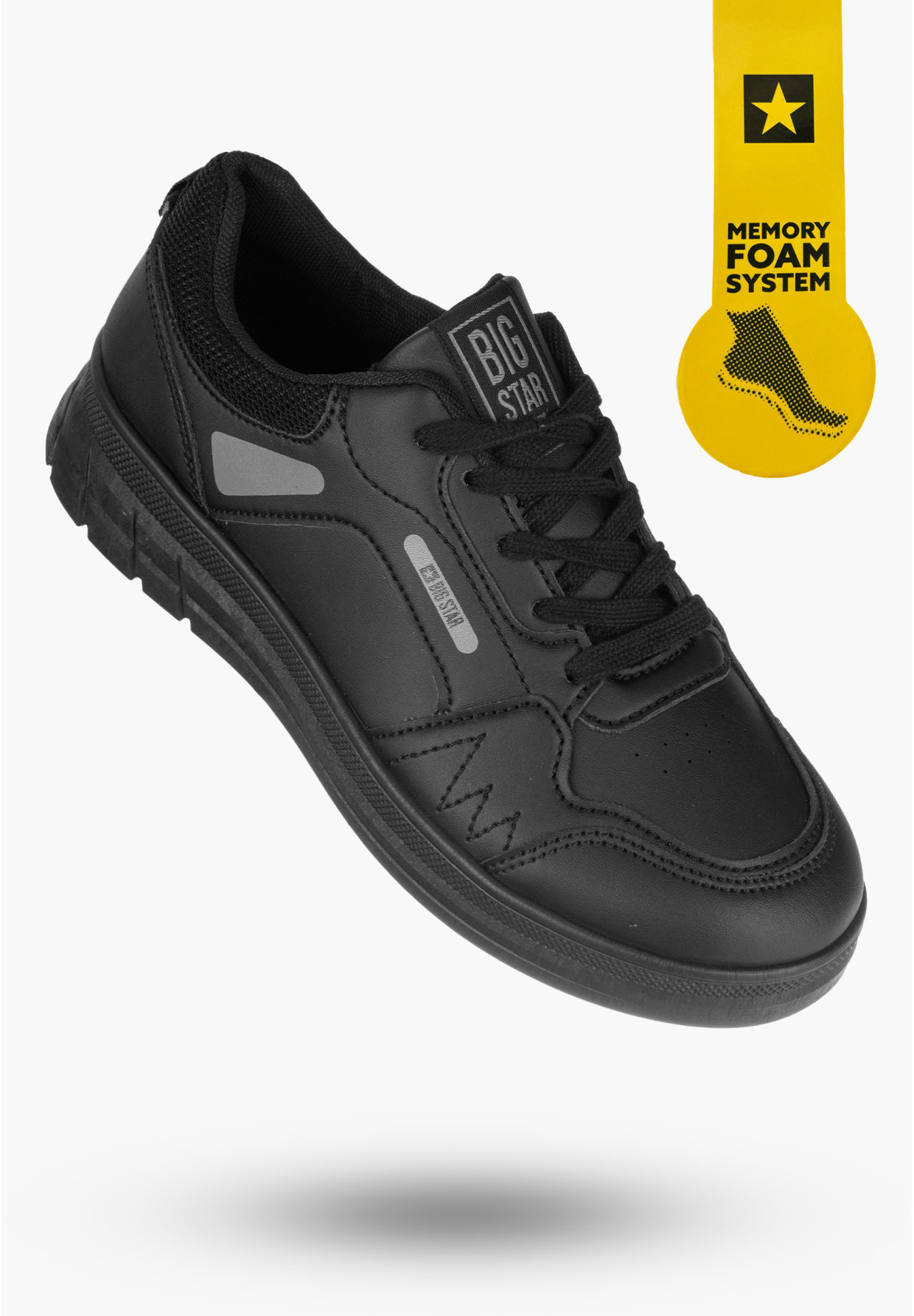 Sneakersy Big Star Czarne Buty Damskie NN274A485