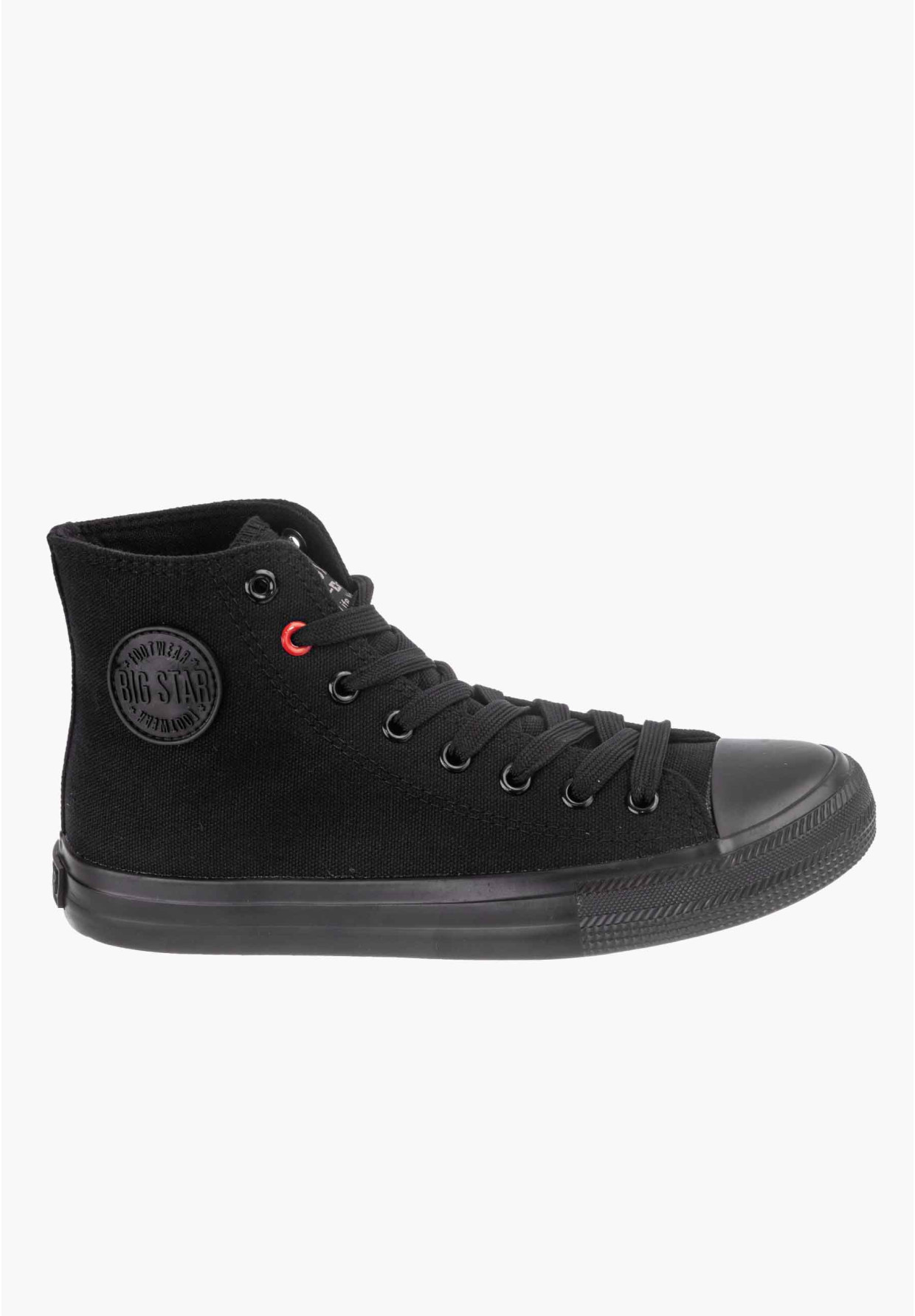 Trampki Damskie Big Star Czarne Wysokie T274033