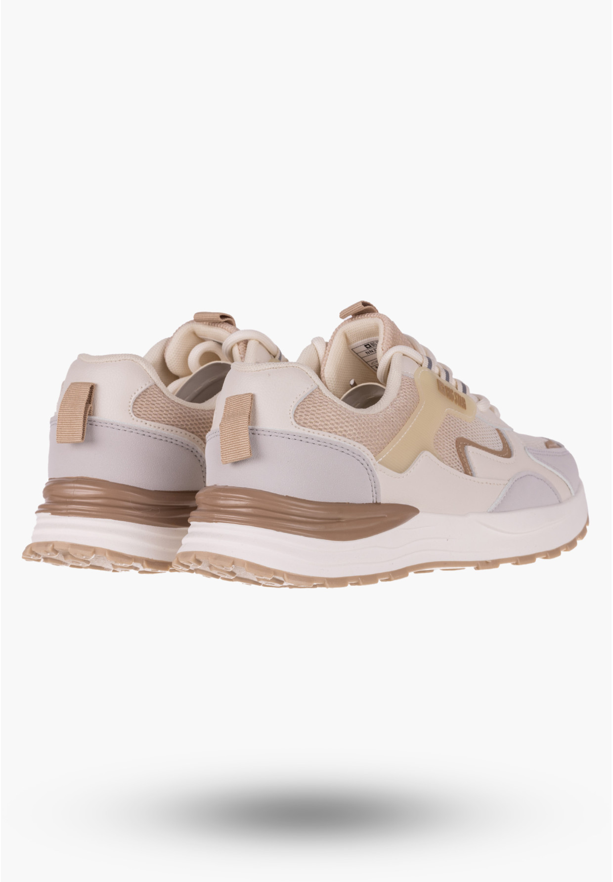 Sneakersy Big Star Beżowe Buty Damskie NN274A098