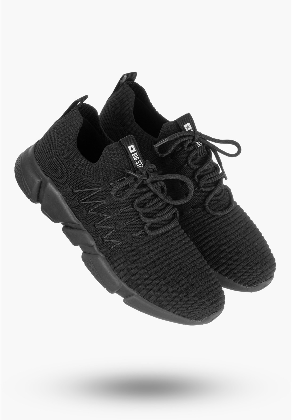Sneakersy Big Star Czarne Buty Sportowe Męskie JJ174266