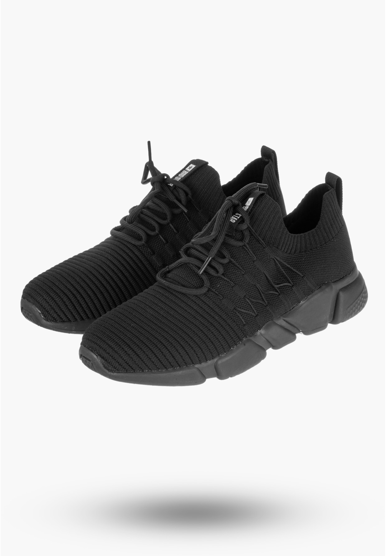 Sneakersy Big Star Czarne Buty Sportowe Męskie JJ174266