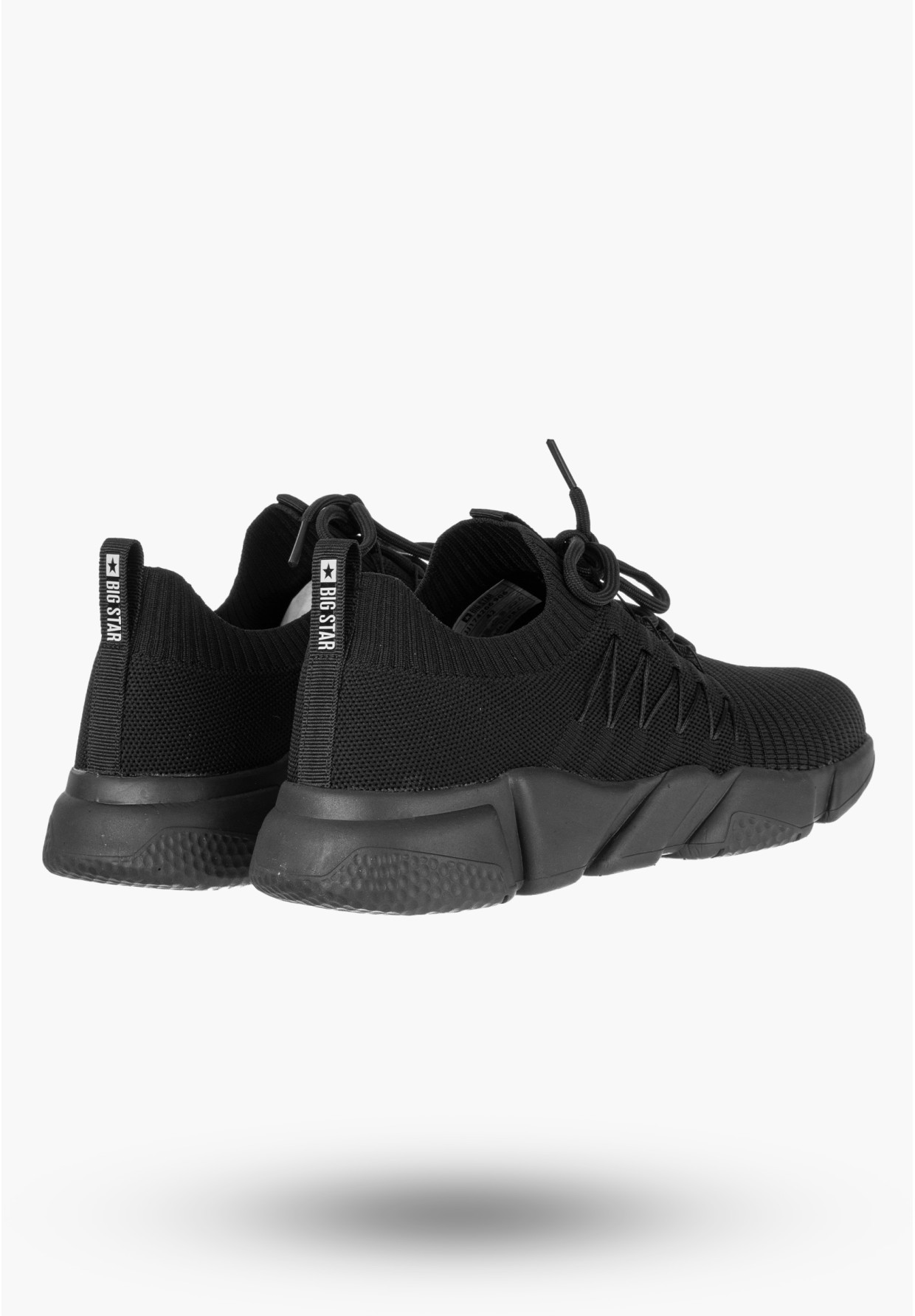 Sneakersy Big Star Czarne Buty Sportowe Męskie JJ174266