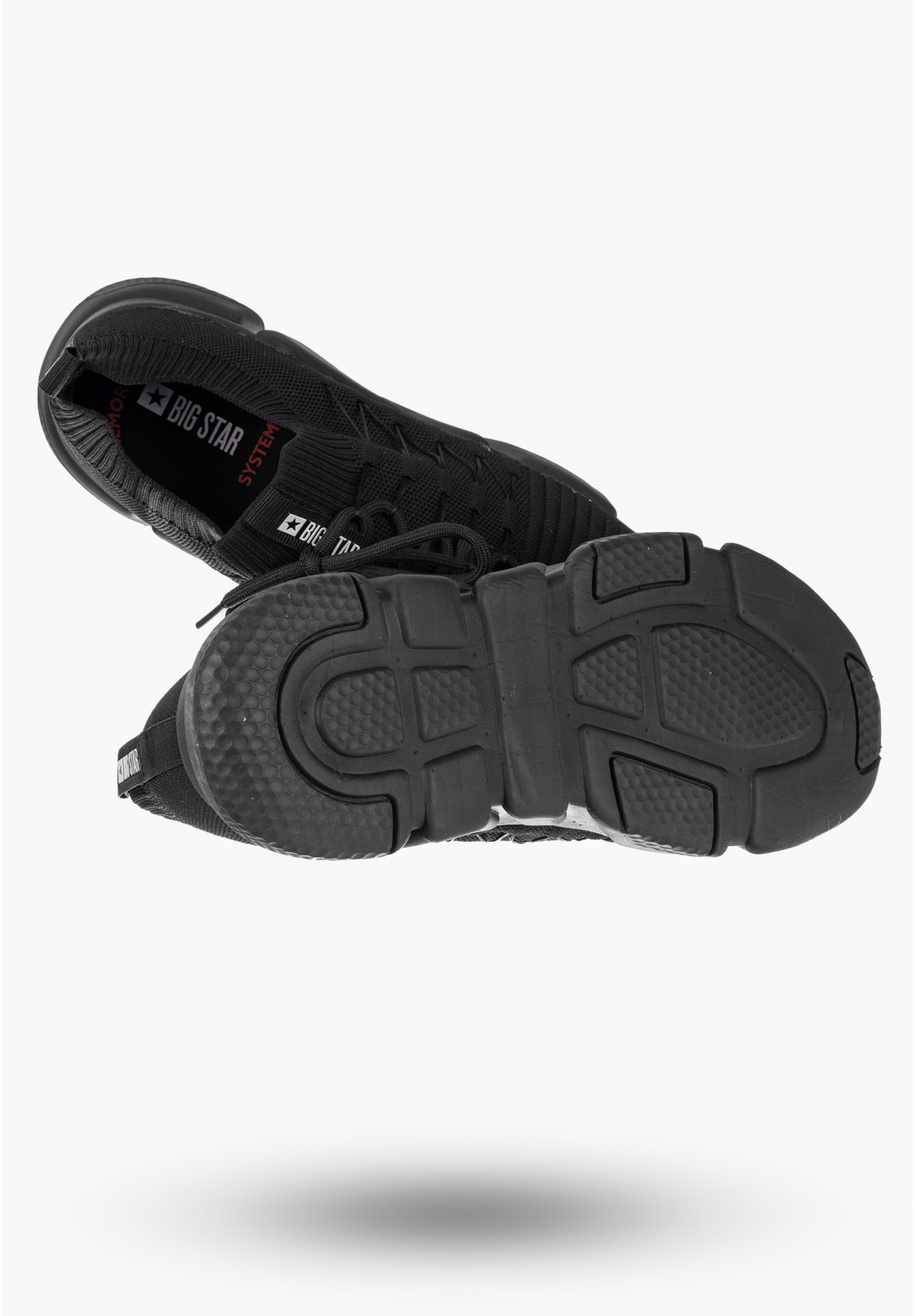 Sneakersy Big Star Czarne Buty Sportowe Męskie JJ174266