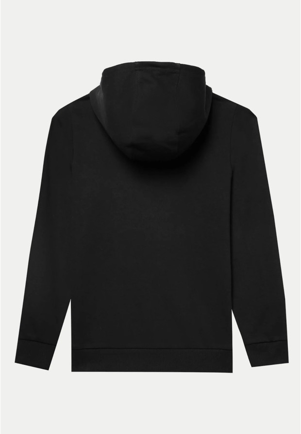 Bluza Chłopięca 4F z kapturem czarna rozpinana TSWSM0926