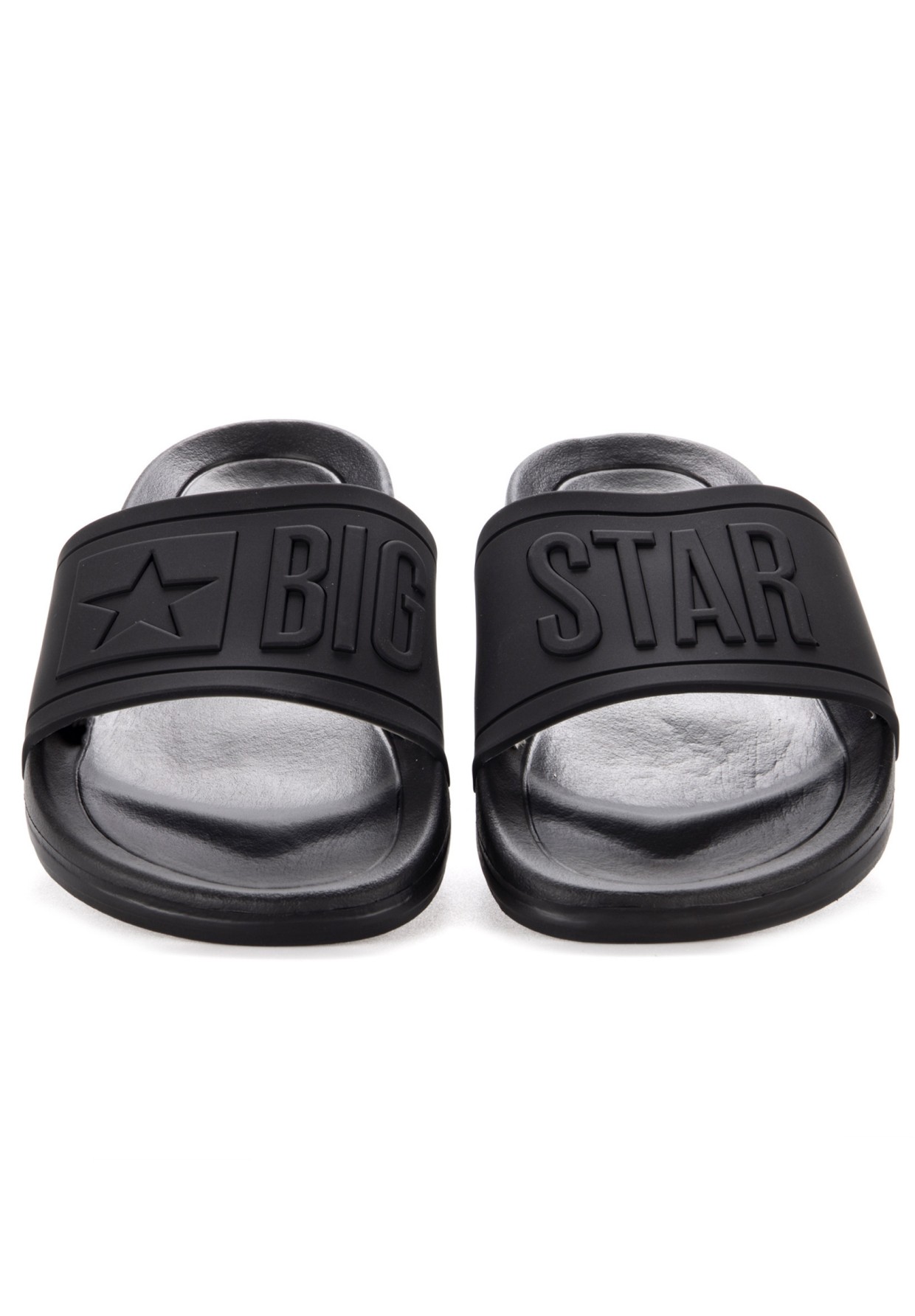Klapki Męskie Big Star Czarne DD174690