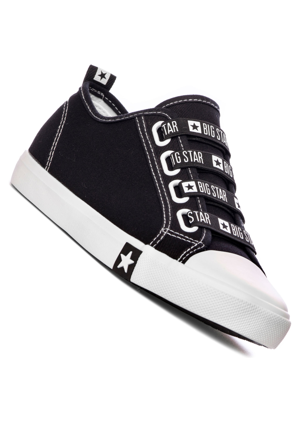 Trampki Damskie BIG STAR Czarne Tenisówki HH274098