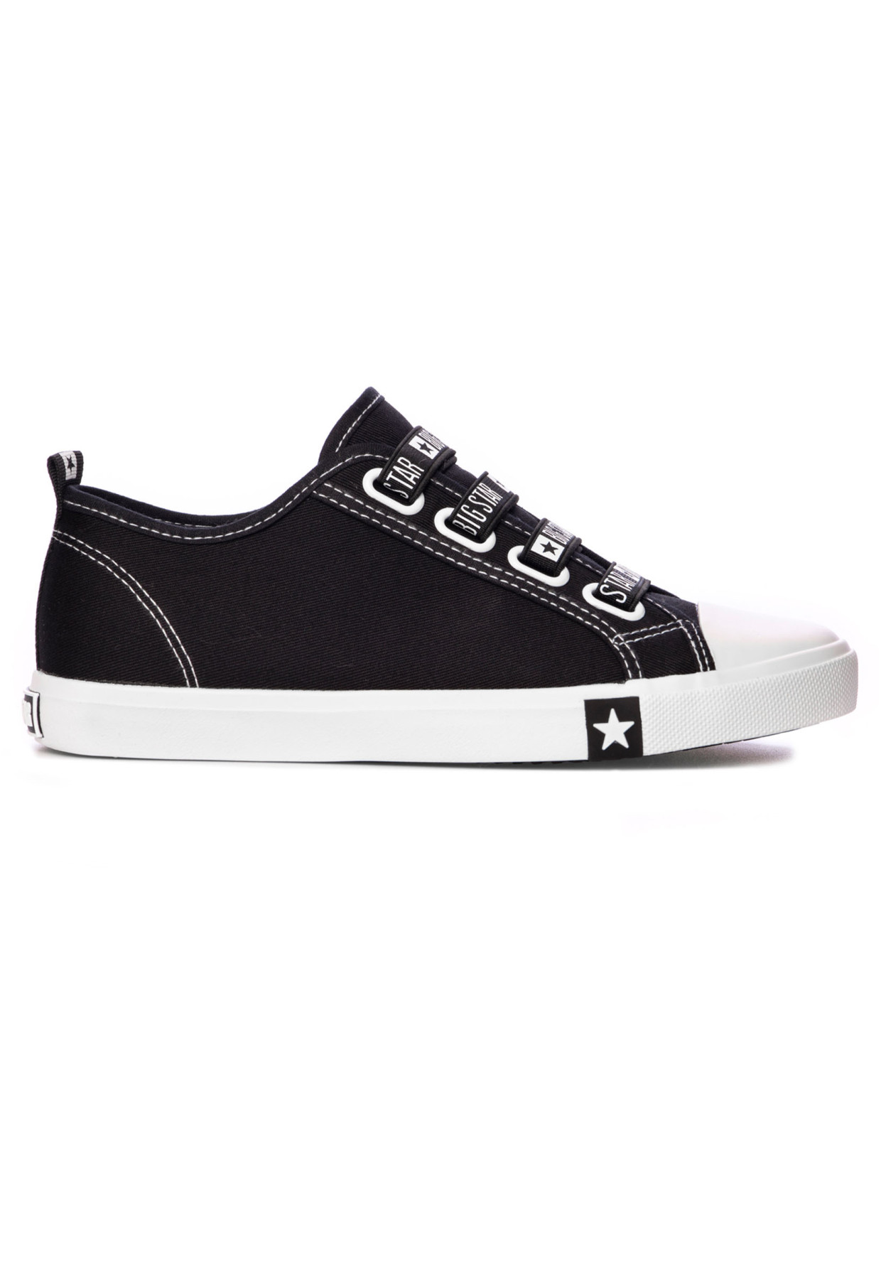 Trampki Damskie BIG STAR Czarne Tenisówki HH274098