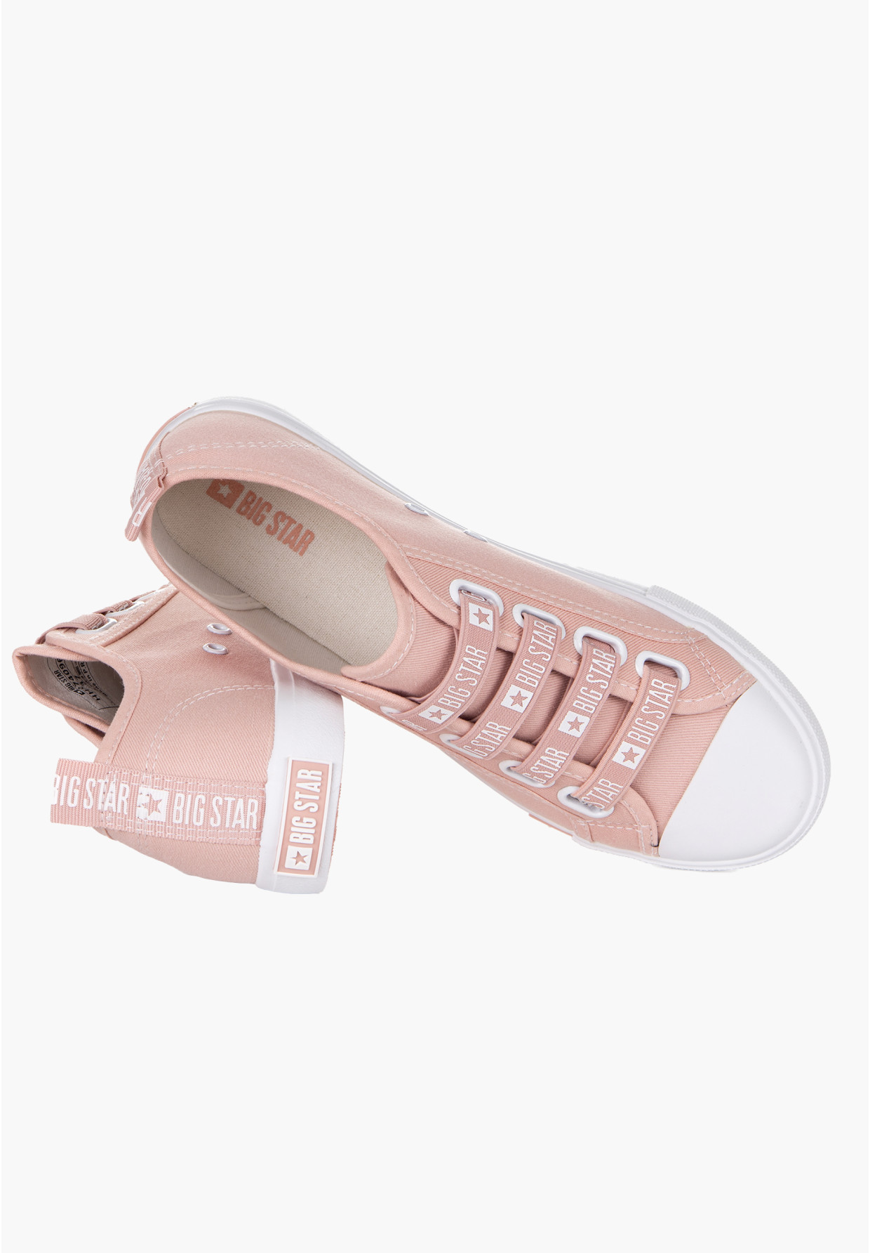 Trampki Damskie BIG STAR Różowe Tenisówki HH274096