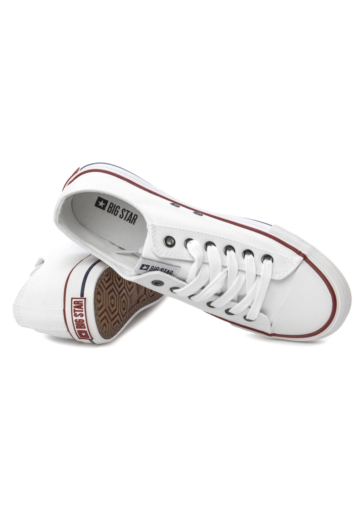 Trampki Damskie BIG TAR Białe Buty Sportowe DD274336
