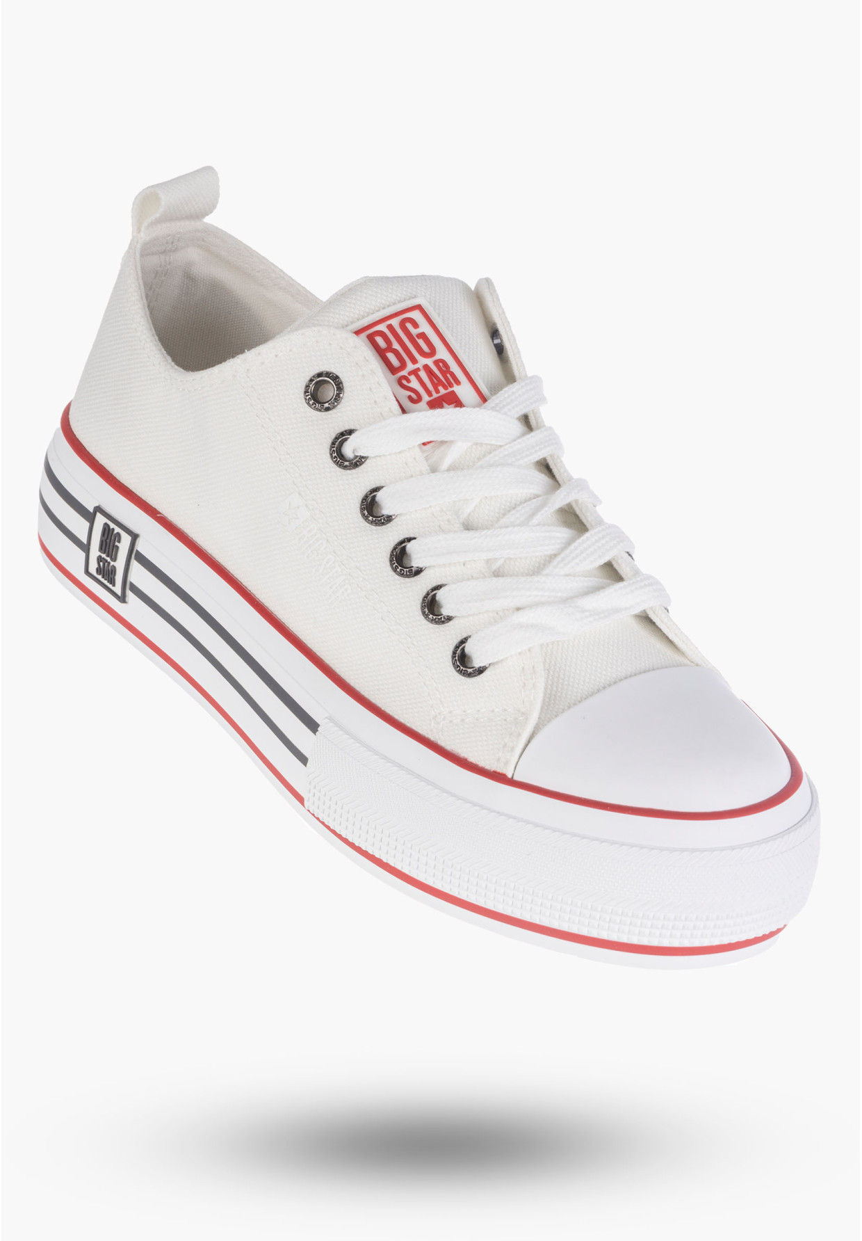 Trampki Damskie BIG TAR Białe Buty Sportowe LL274180