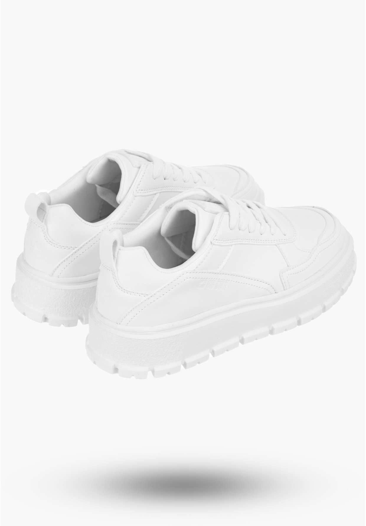 Buty Damskie BIG TAR Białe Sneakersy Lekkie Eko Skóra NN274373