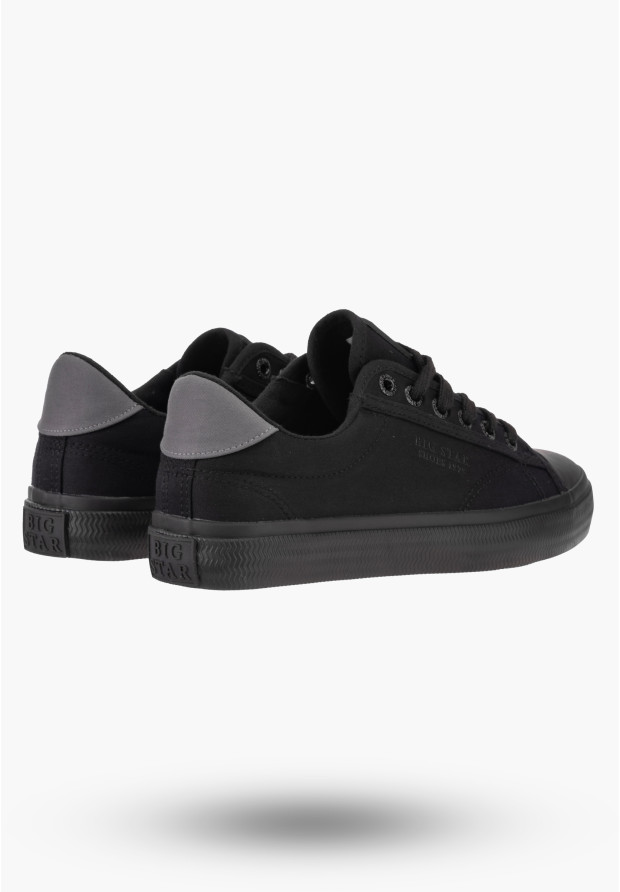Trampki Damskie BIG TAR Czarne Buty Materiałowe LL274092
