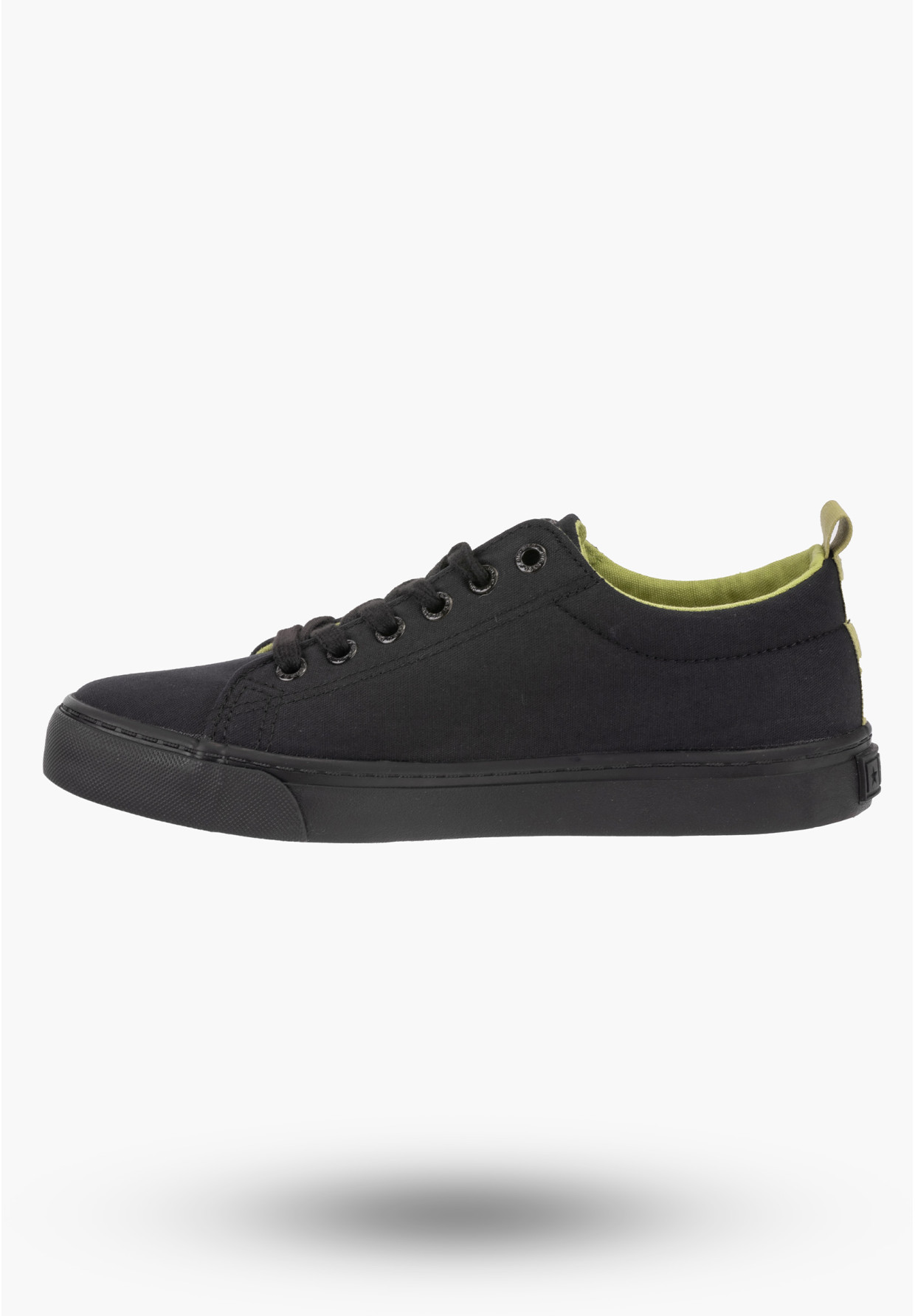 Trampki Damskie BIG TAR Czarne Buty Materiałowe LL274247