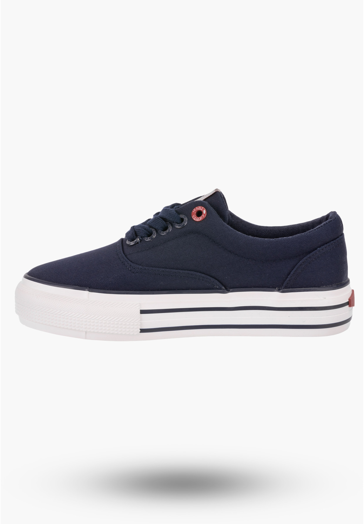 Trampki Damskie CROSS JEANS Granatowe Buty Materiałowe FF2R4003C