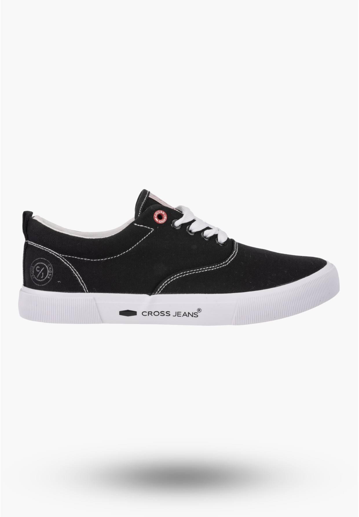 Buty Męskie CROSS JEANS Czarne Trampki Tenisówki HH1R4007C