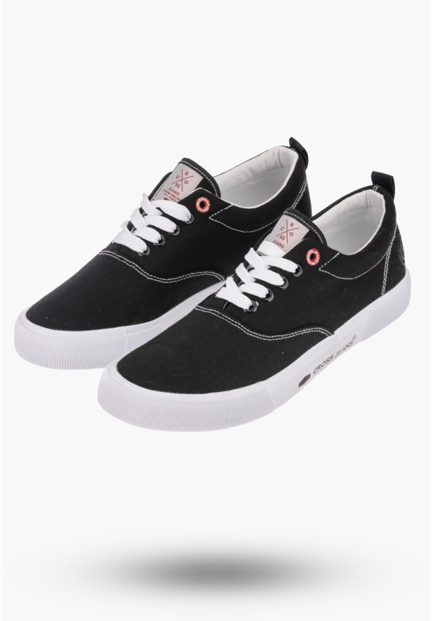 Buty Męskie CROSS JEANS Czarne Trampki Tenisówki HH1R4007C