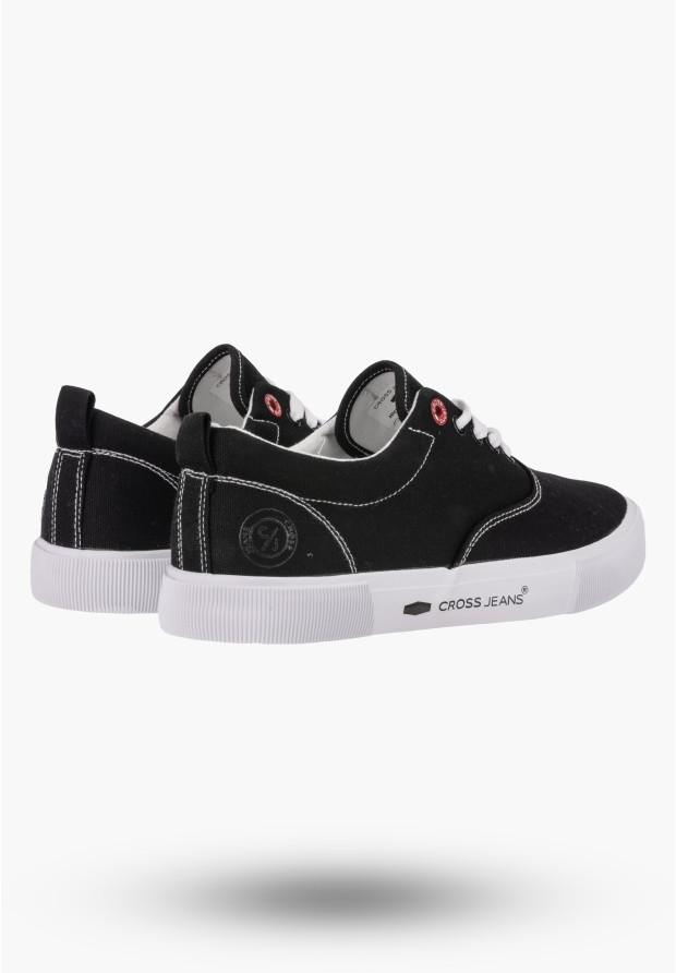 Buty Męskie CROSS JEANS Czarne Trampki Tenisówki HH1R4007C