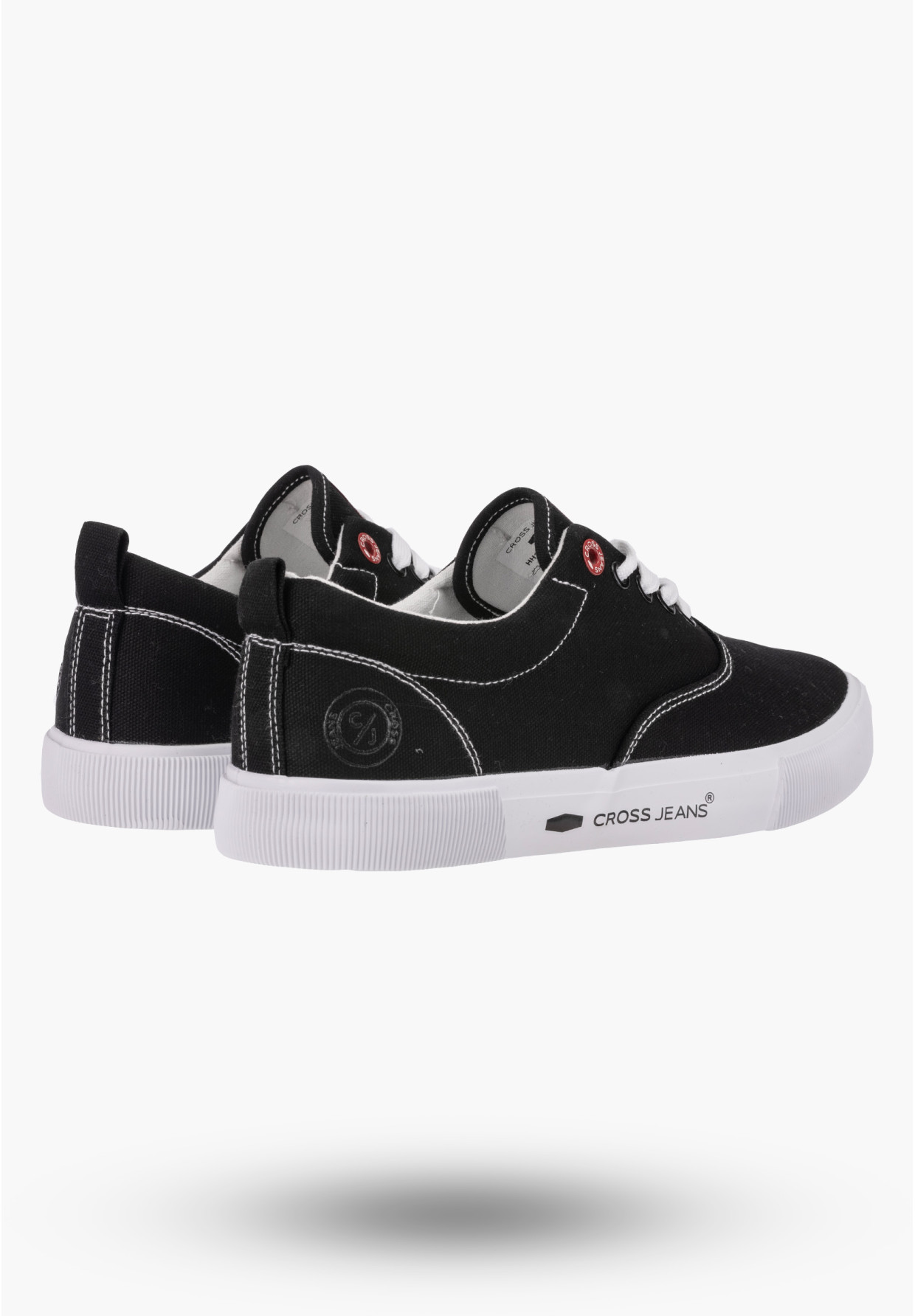 Buty Męskie CROSS JEANS Czarne Trampki Tenisówki HH1R4007C