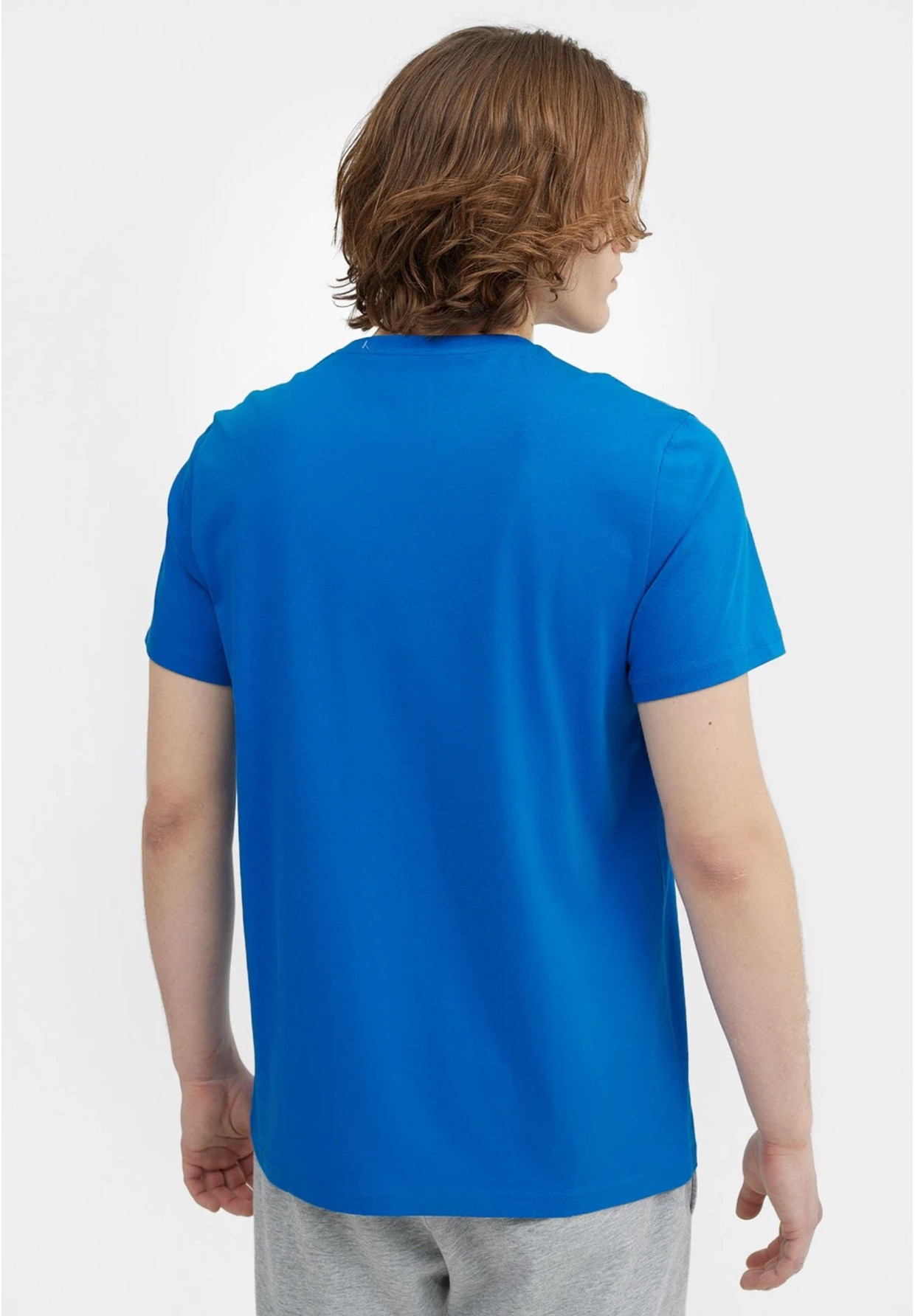 Koszulka Męska 4F Sportowy T-shirt Niebieski Regular 4FSS23TTSHM536