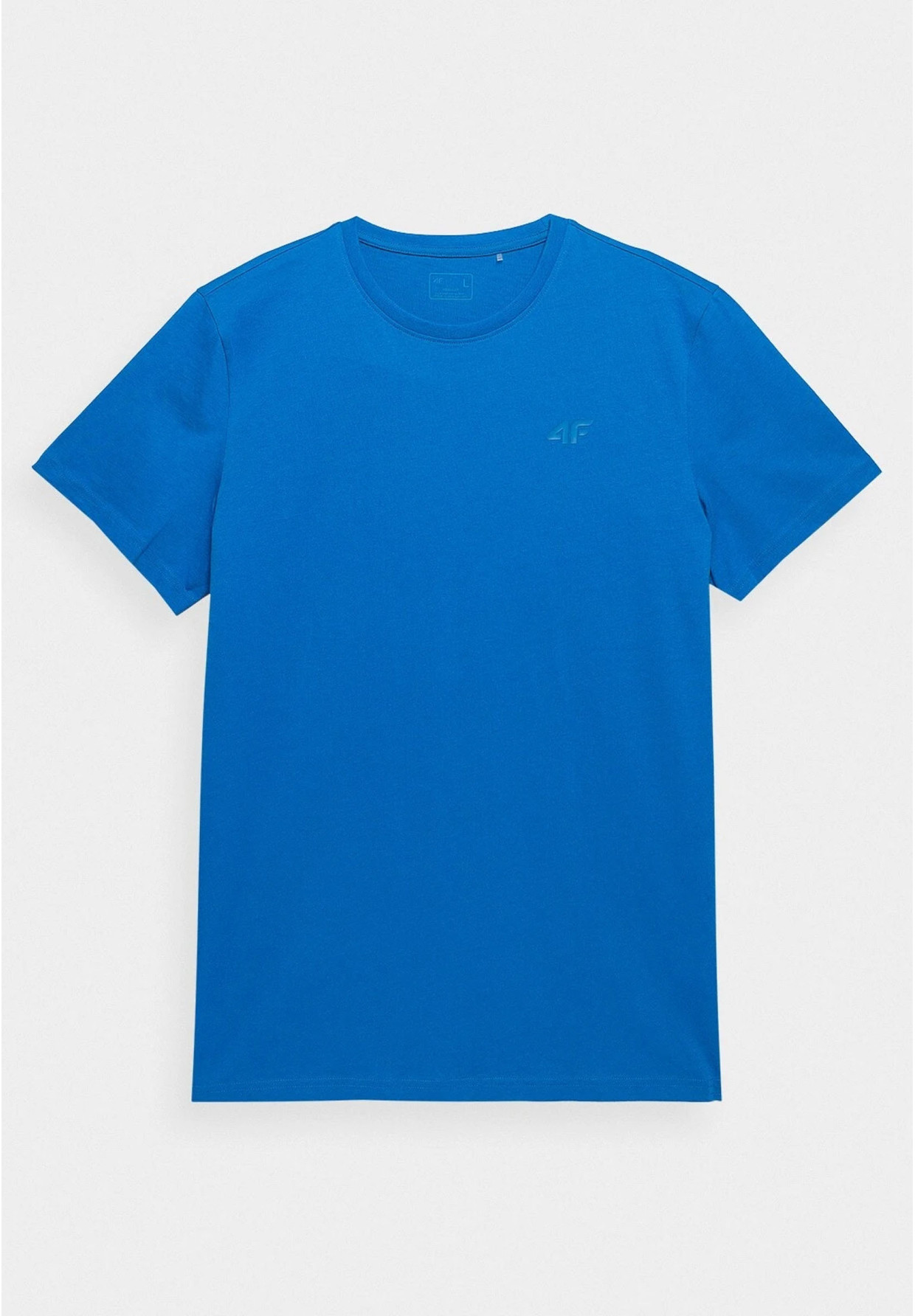 Koszulka Męska 4F Sportowy T-shirt Niebieski Regular 4FSS23TTSHM536