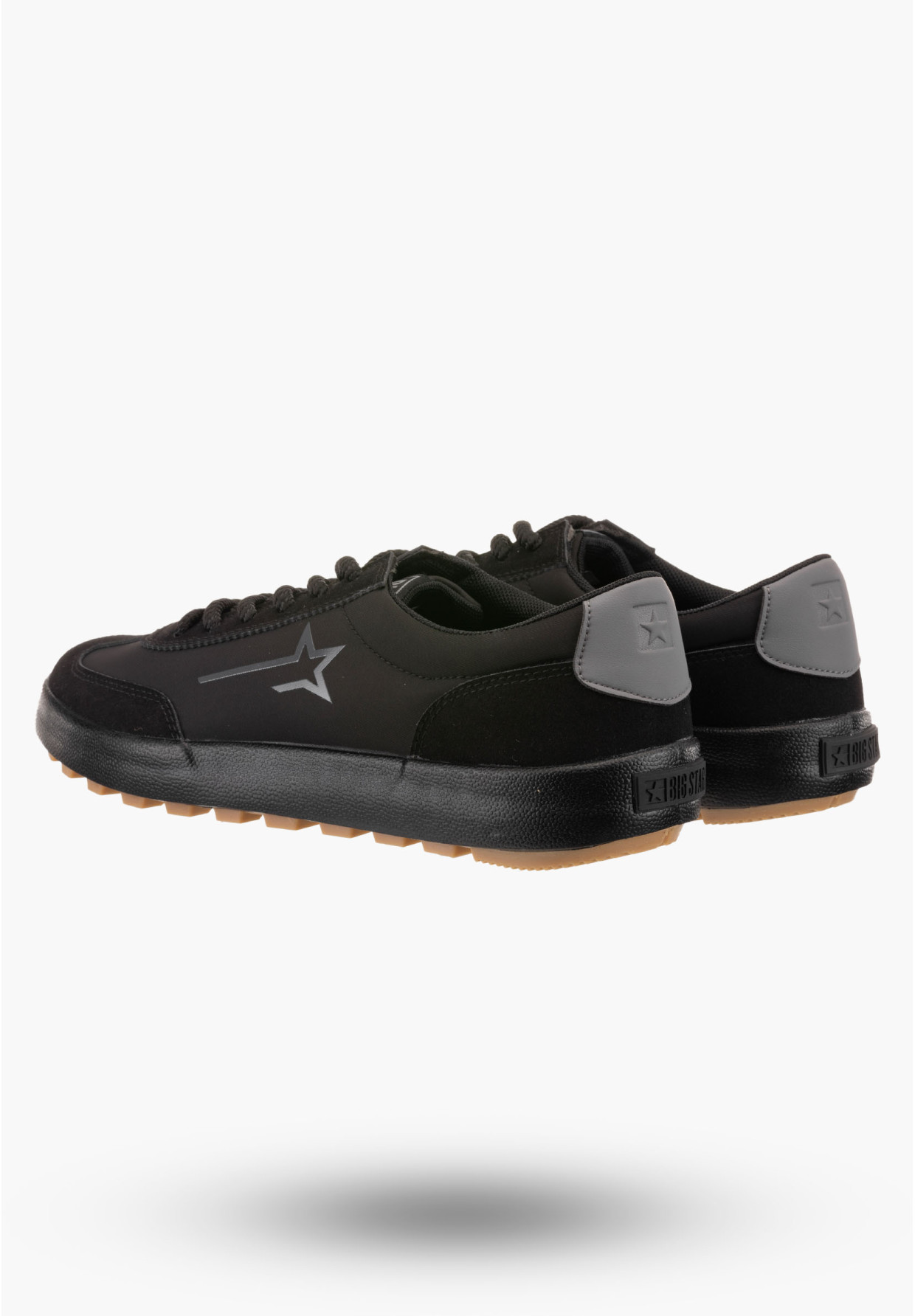 Buty Męskie BIG STAR Czarne Sneakersy NN174118