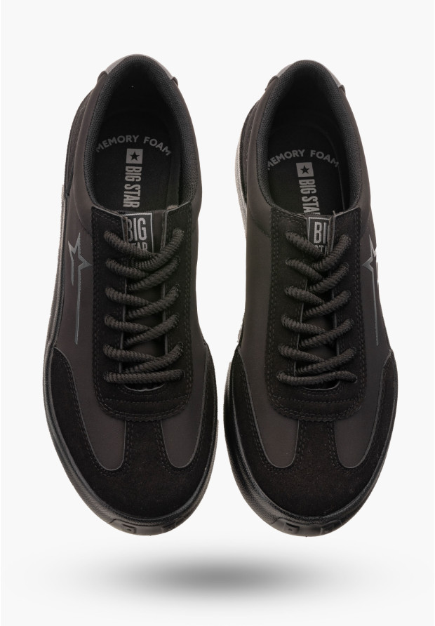 Buty Męskie BIG STAR Czarne Sneakersy NN174118