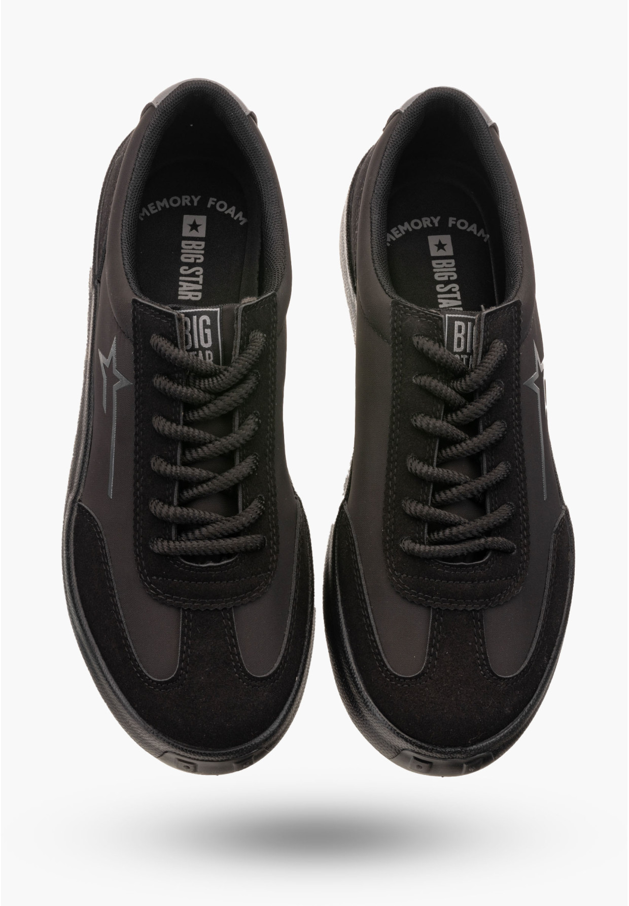 Buty Męskie BIG STAR Czarne Sneakersy NN174118