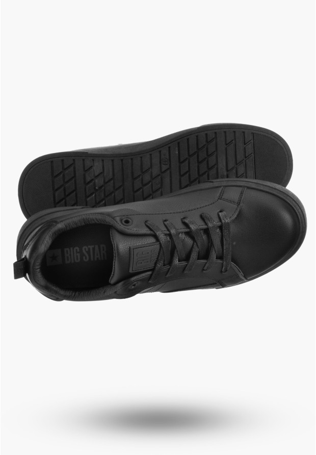 Buty Męskie BIG STAR Czarne Sneakersy OO174119