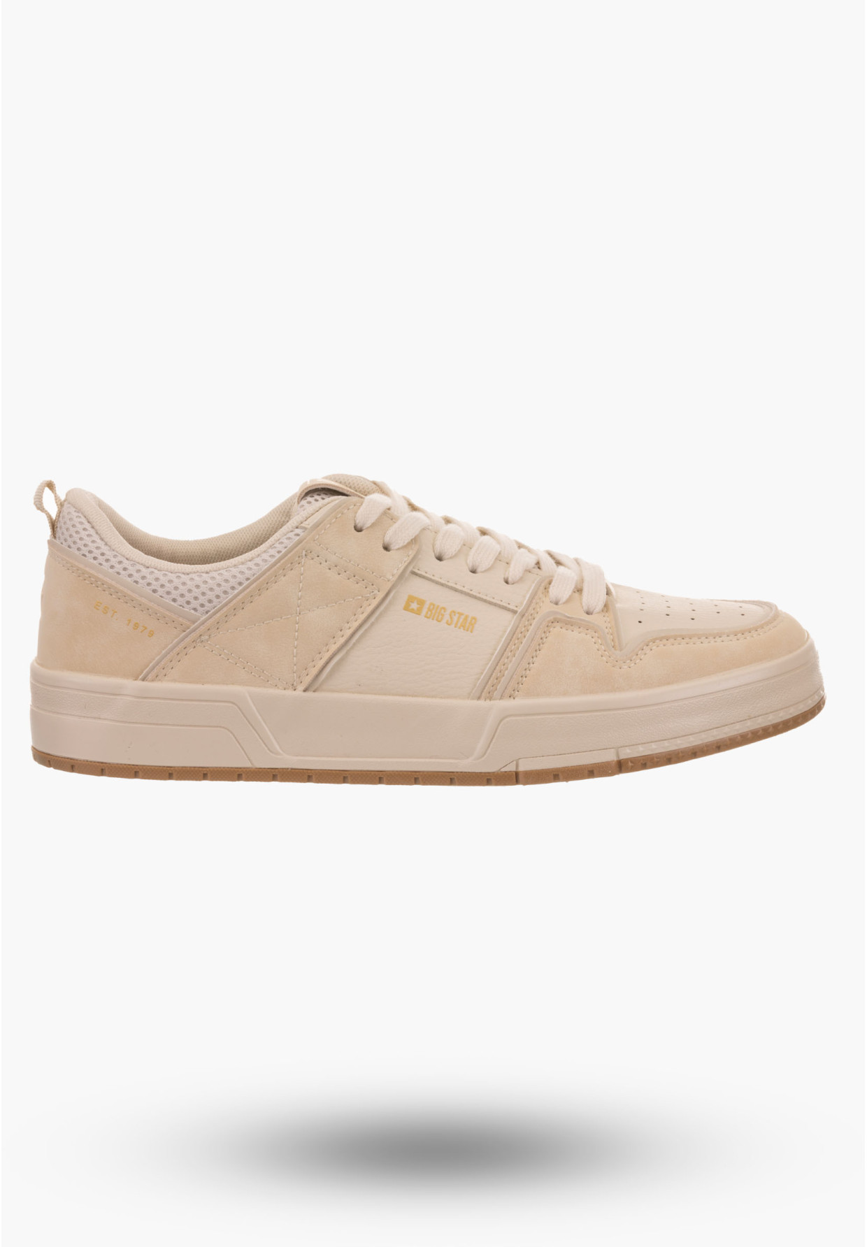Buty Męskie BIG STAR Beżowe Sneakersy NN174095