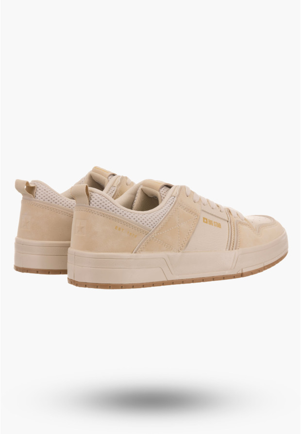 Buty Męskie BIG STAR Beżowe Sneakersy NN174095
