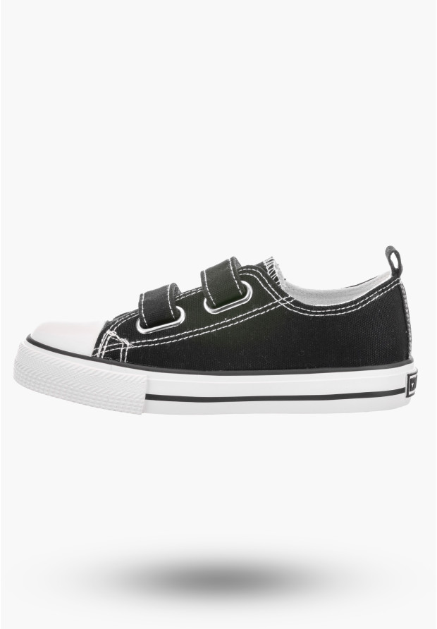 Trampki Dziecięce BIG STAR Czarne Buty na rzepy OO374008
