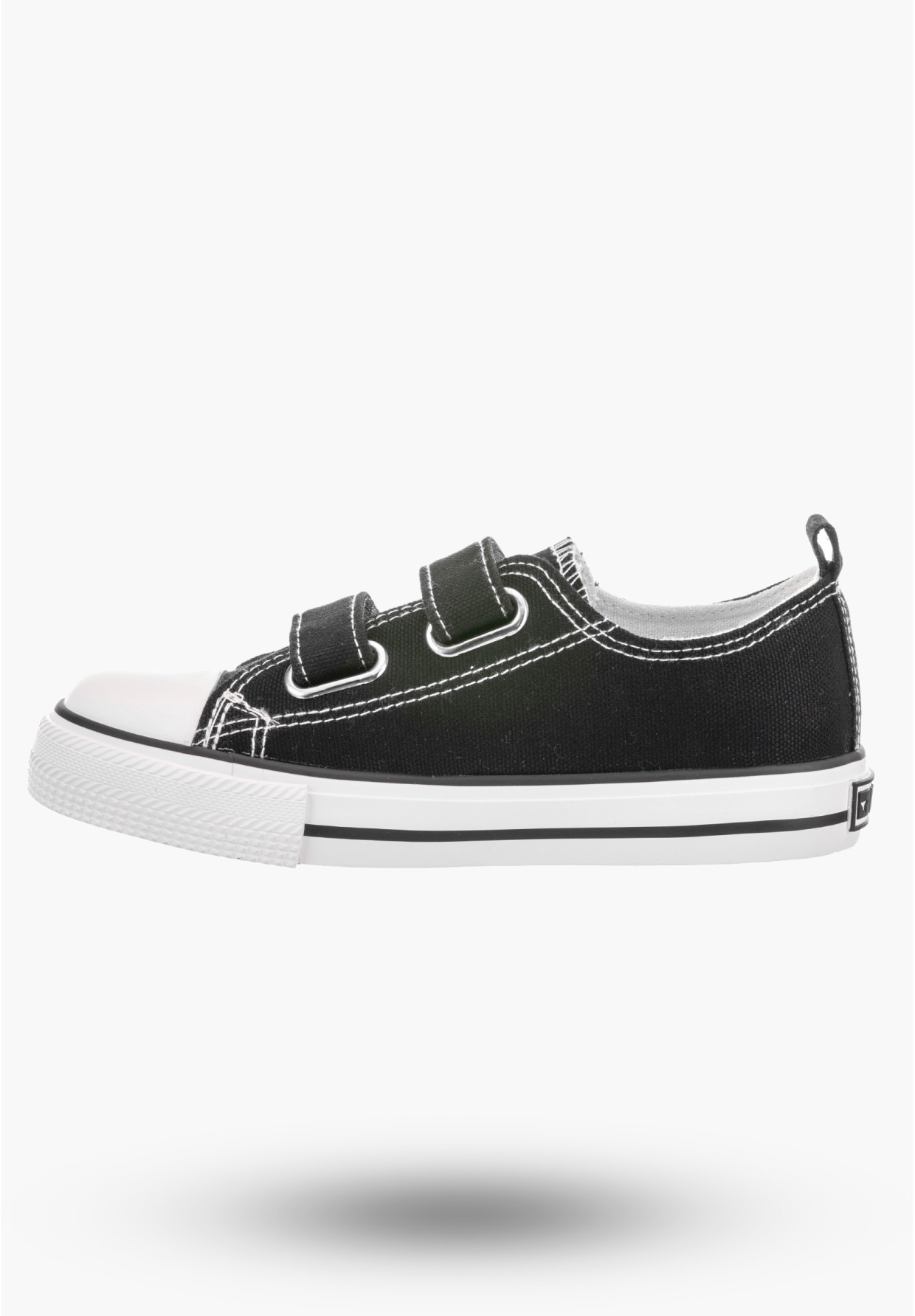 Trampki Dziecięce BIG STAR Czarne Buty na rzepy OO374008