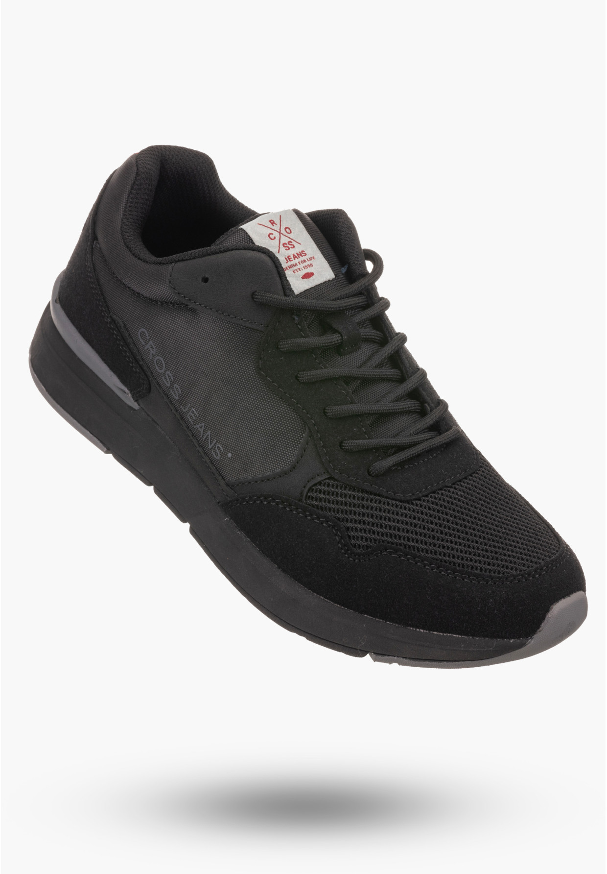 Buty Męskie Cross Jeans Czarne Sneakersy LL1R4053C