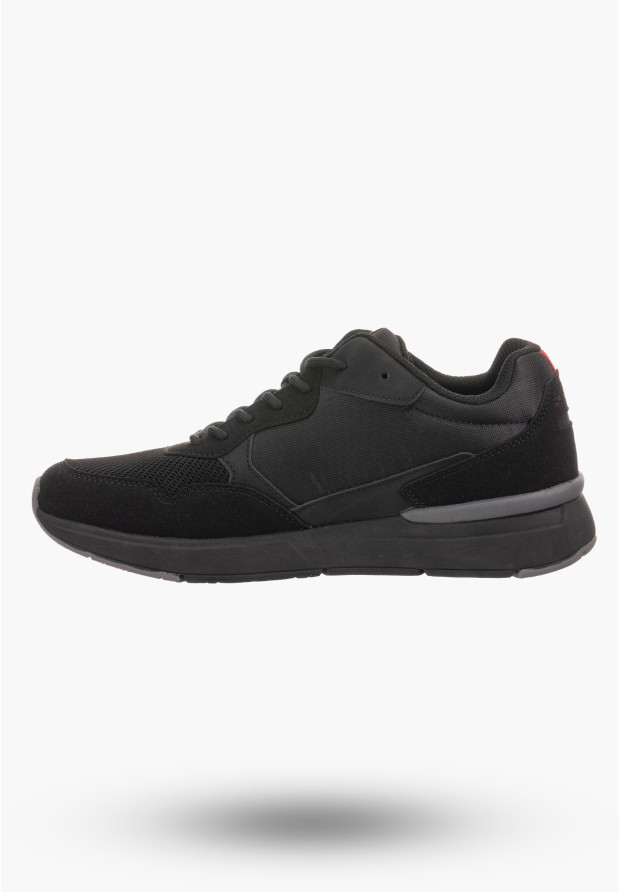 Buty Męskie Cross Jeans Czarne Sneakersy LL1R4053C