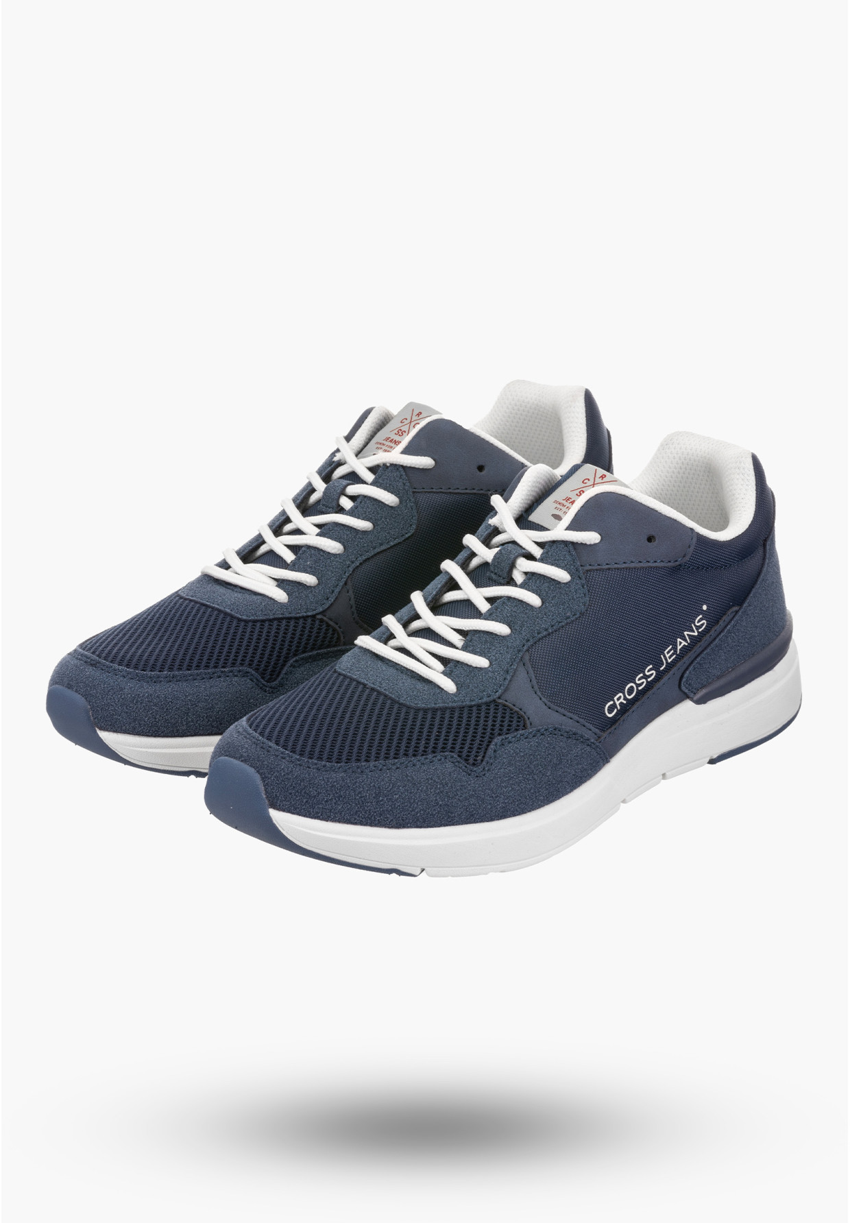 Buty Męskie Cross Jeans Granatowe Sneakersy LL1R4054