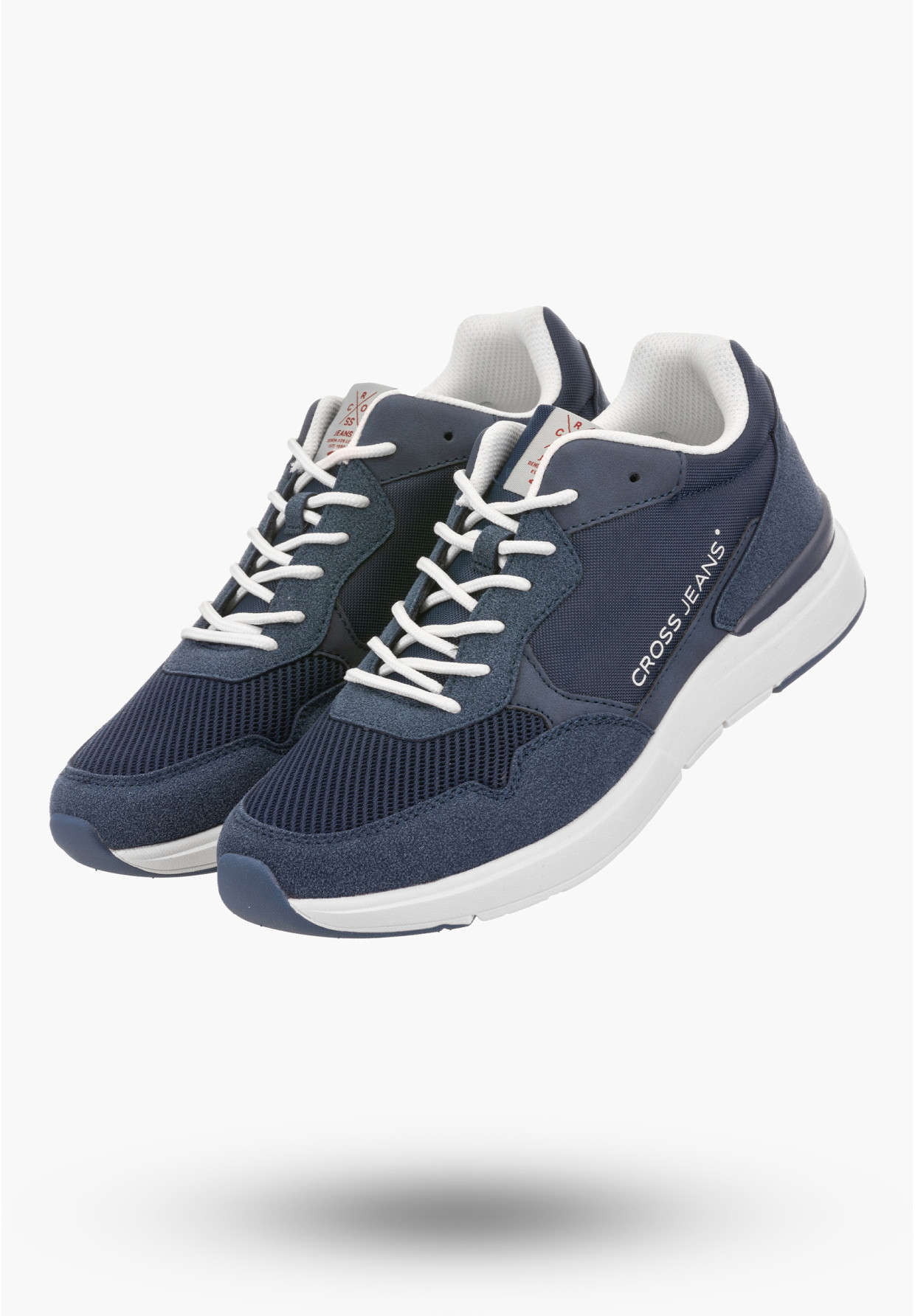 Buty Męskie Cross Jeans Granatowe Sneakersy LL1R4054