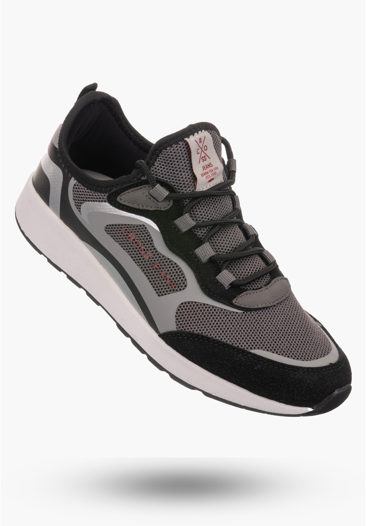 Buty Damskie Cross Jeans Sneakersy Sportowe Czarne HH2R4058C