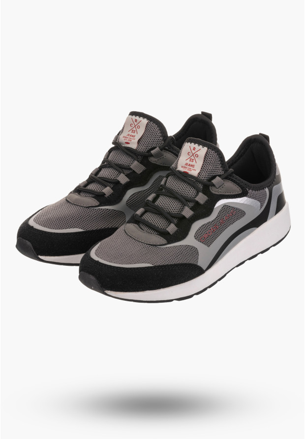 Buty Damskie Cross Jeans Sneakersy Sportowe Czarne HH2R4058C