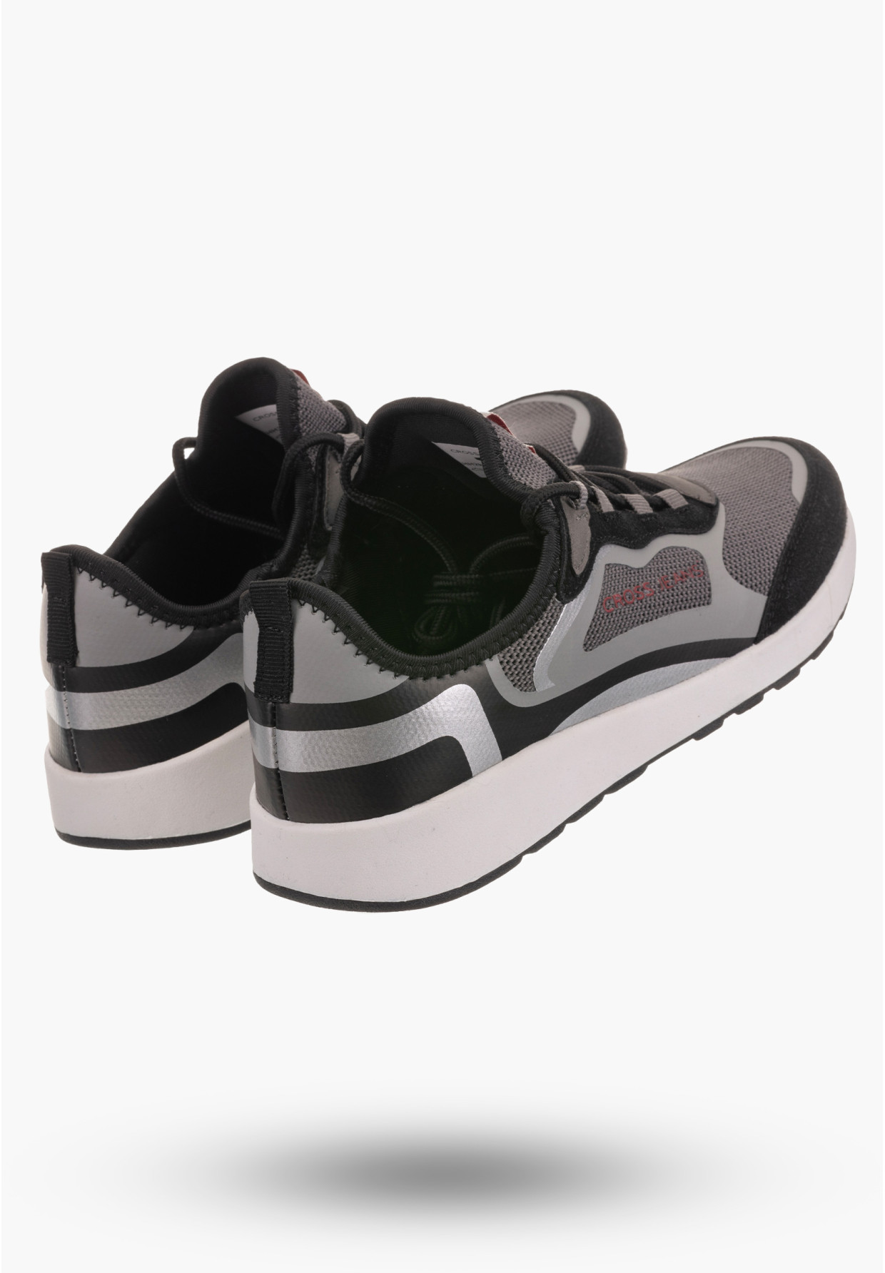 Buty Damskie Cross Jeans Sneakersy Sportowe Czarne HH2R4058C