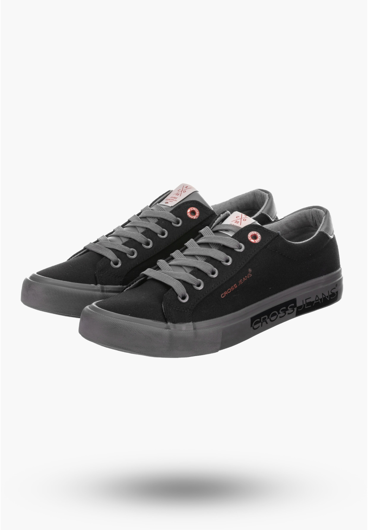 Buty Męskie Cross Jeans Trampki Czarne JJ1R4026C