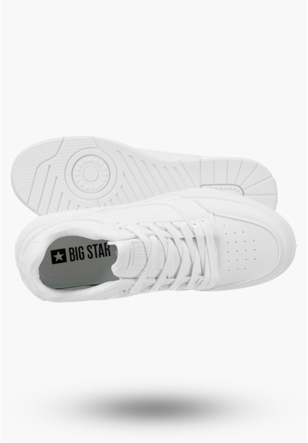 Buty Męskie Big Star Sneakersy Białe OO174671
