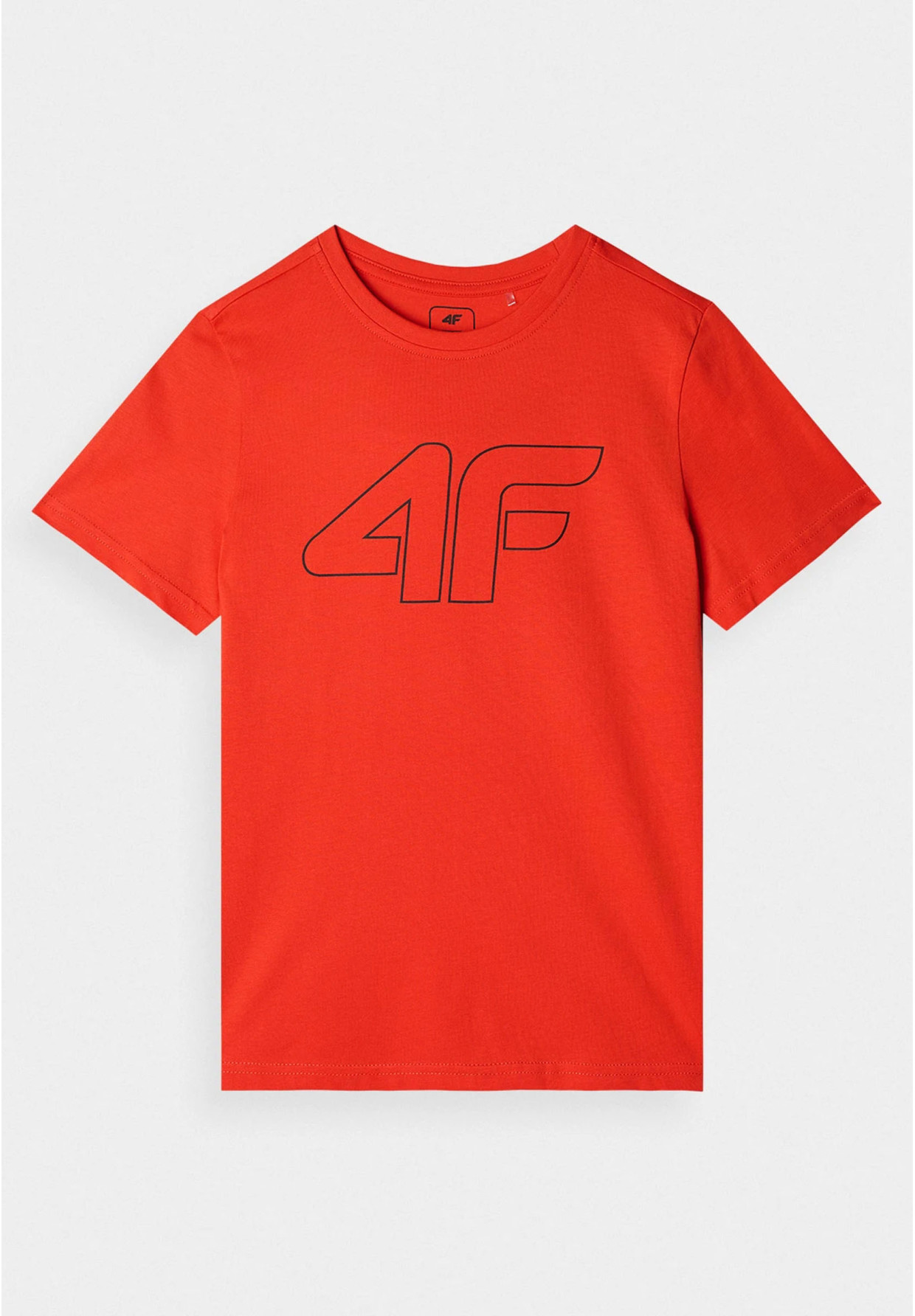 Koszulka 4F Pomarańczowy T-shirt chłopięcy Regular 4FJWMM00TTSHM1627