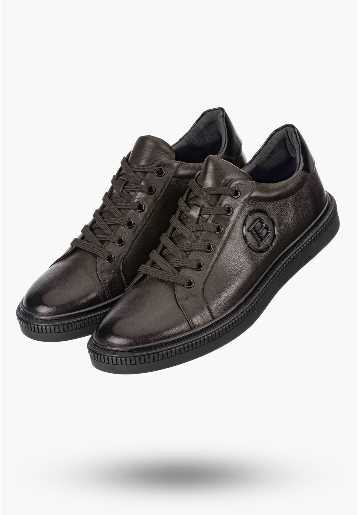 Buty Męskie JOHN DOUBARE Skórzane Brązowe Półbuty QA530D