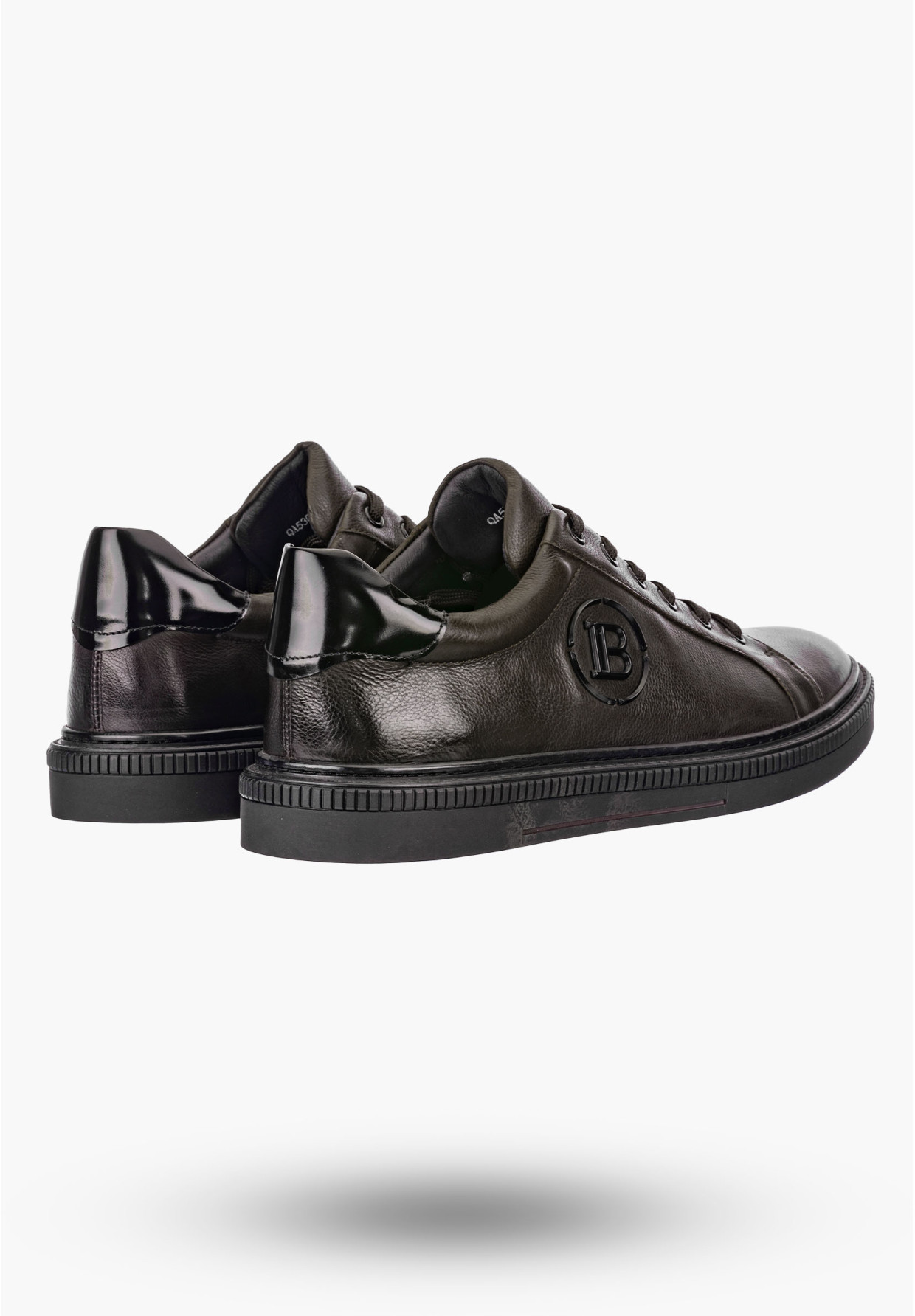 Buty Męskie JOHN DOUBARE Skórzane Brązowe Półbuty QA530D