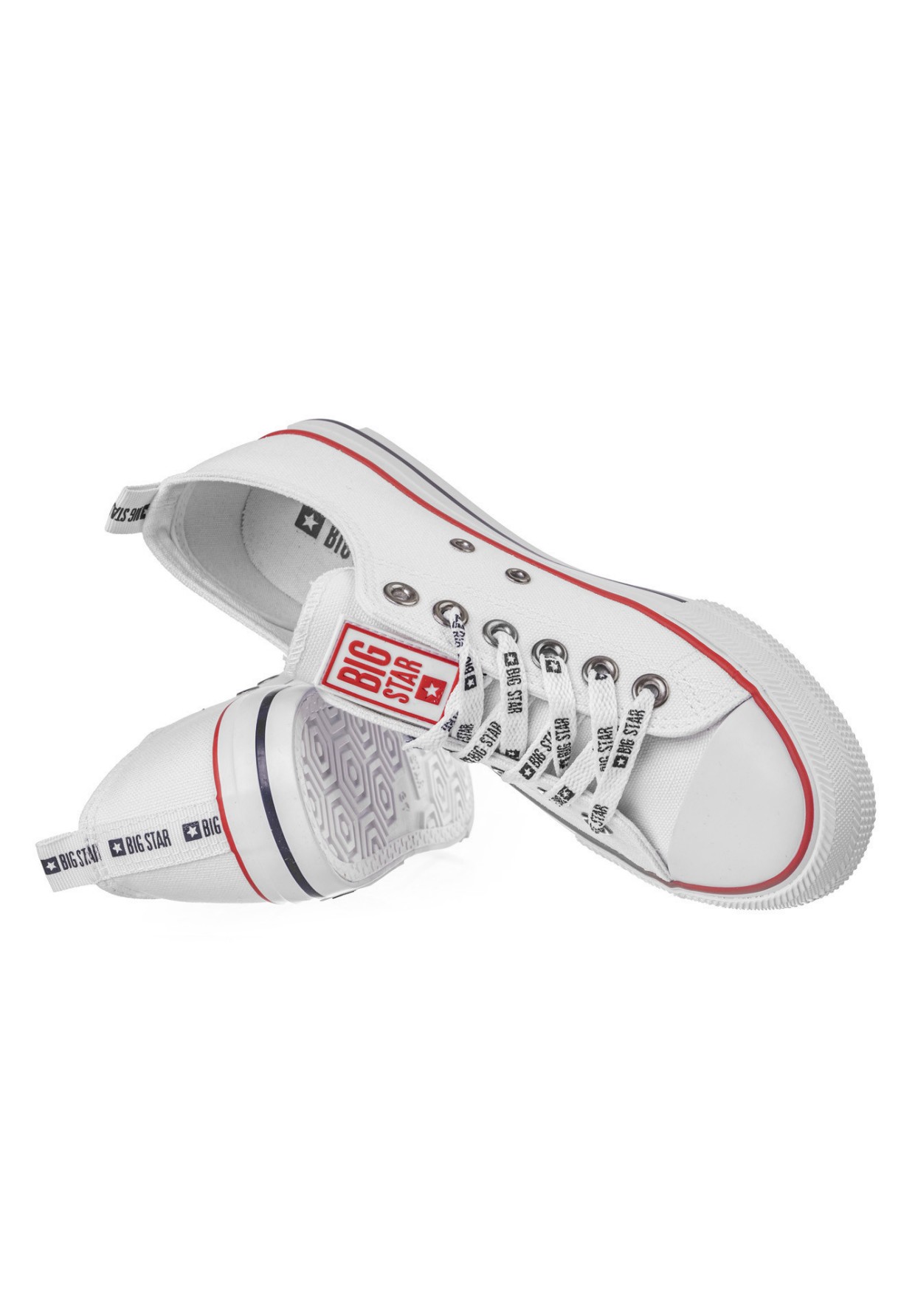 Trampki Damskie Big Star Białe KK274101