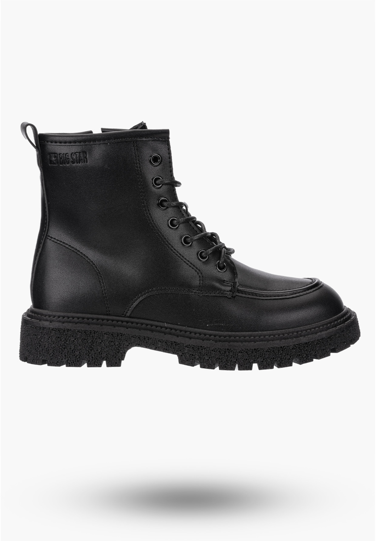 Buty Damskie BIG STAR Botki Ocieplane Czarne OO274A124