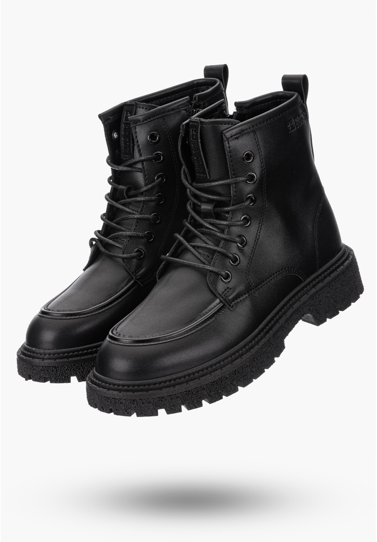 Buty Damskie BIG STAR Botki Ocieplane Czarne OO274A124