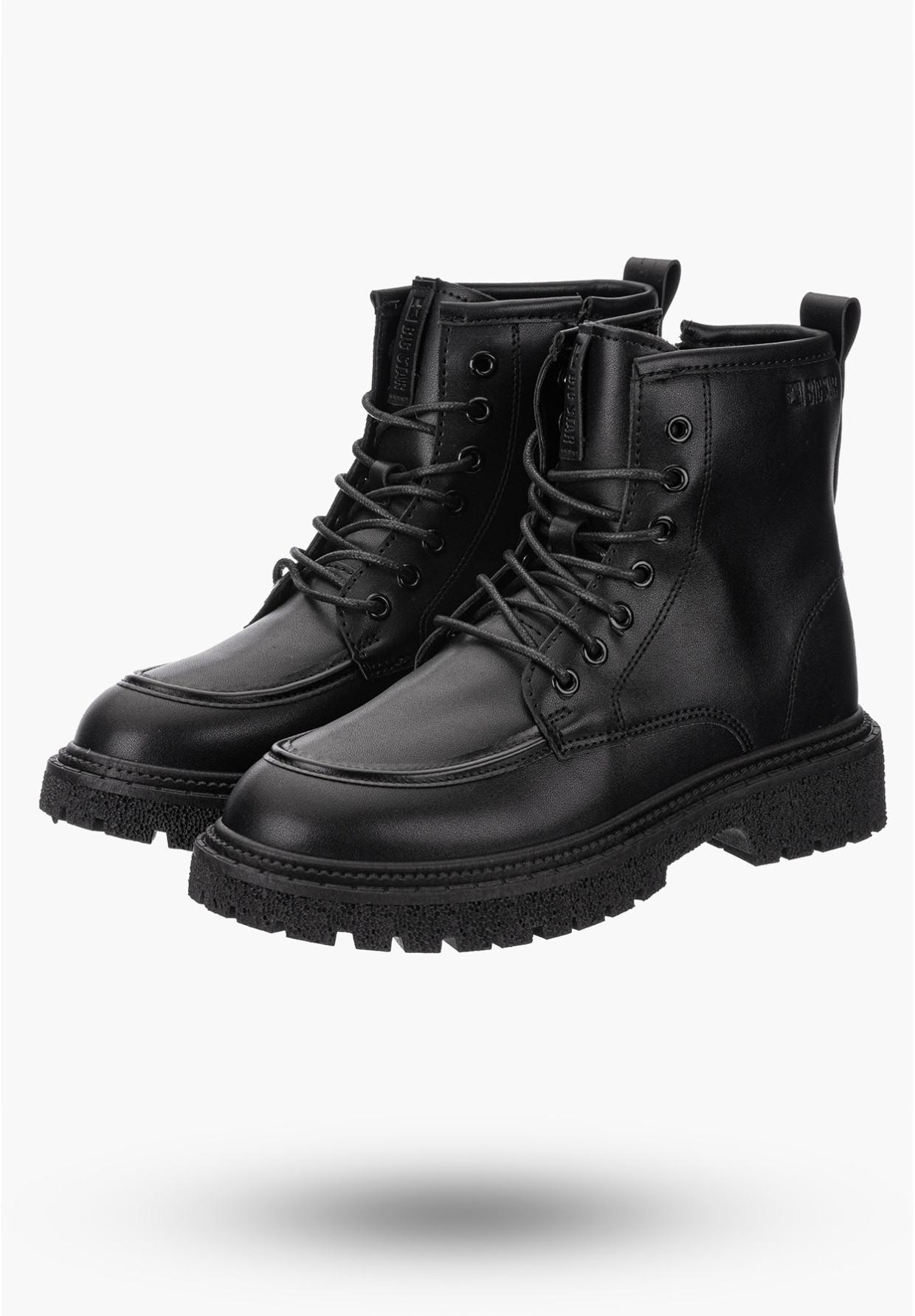 Buty Damskie BIG STAR Botki Ocieplane Czarne OO274A124