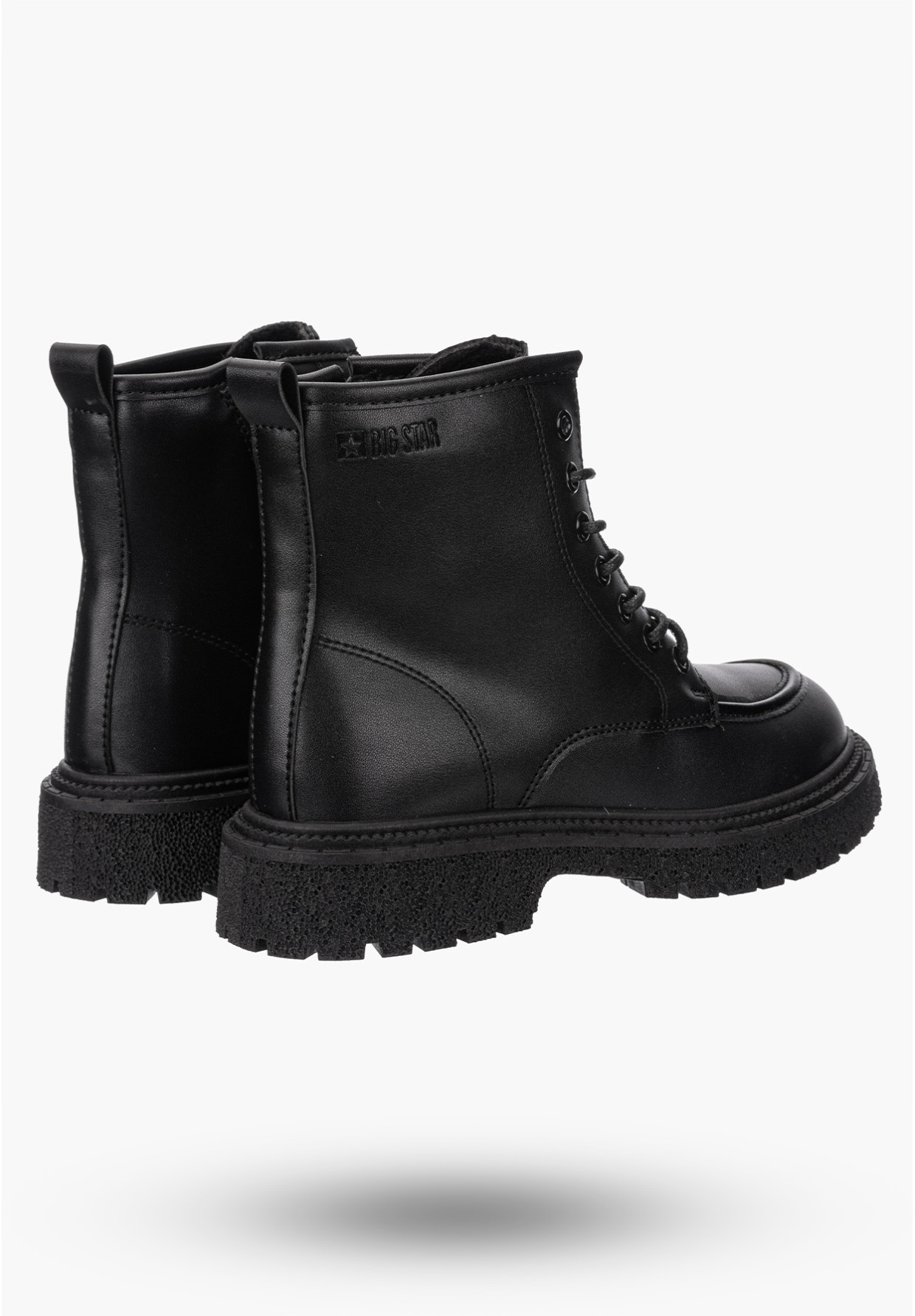 Buty Damskie BIG STAR Botki Ocieplane Czarne OO274A124
