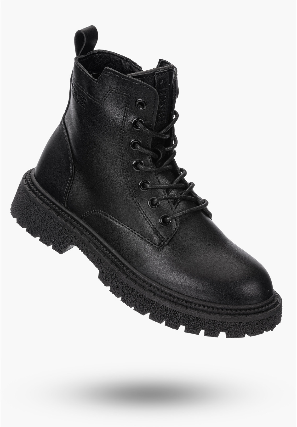 Buty Damskie BIG STAR Botki Ocieplane Czarne OO274A126